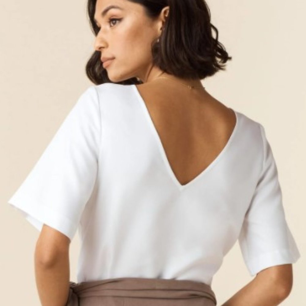 New with tags VETTA White Blouse - Picture 2 of 8